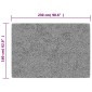 vidaXL Χαλί Πλενόμενο Αντιολισθητικό Μπεζ 160 x 230 εκ.