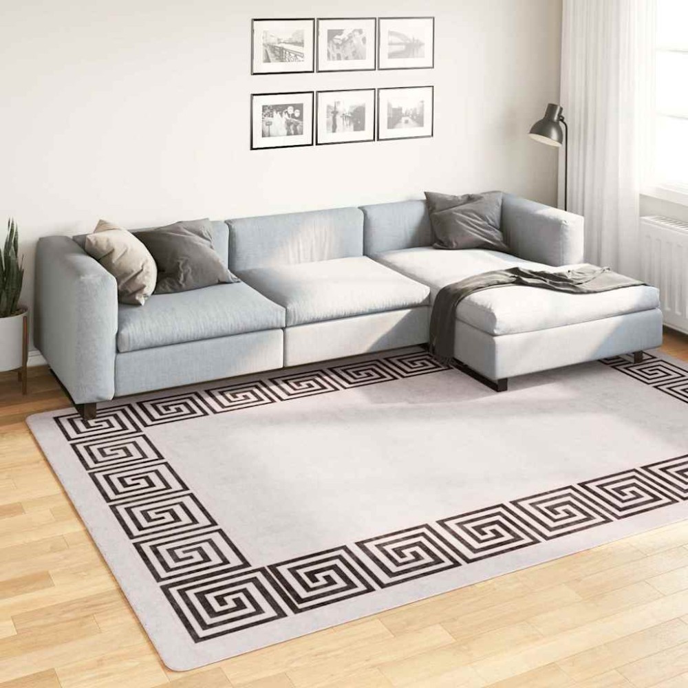 vidaXL Χαλί Πλενόμενο Ανοιχτό Μπεζ 190 x 300 εκ.