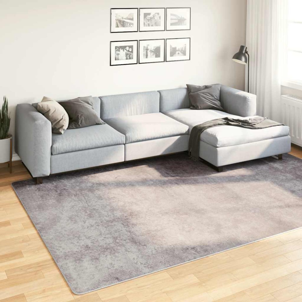 vidaXL Χαλί Πλενόμενο Γκρι 190 x 300 εκ.
