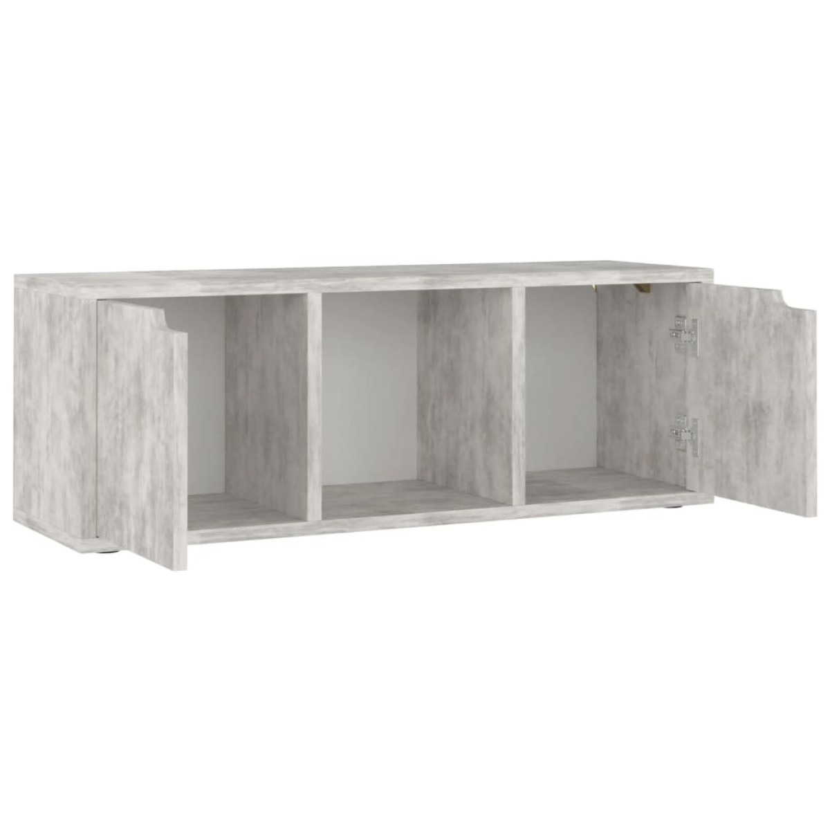 vidaXL Έπιπλο Τηλεόρασης Σκυρόδεμα 88,5x27,5x30,5 εκ. από Μοριοσανίδα