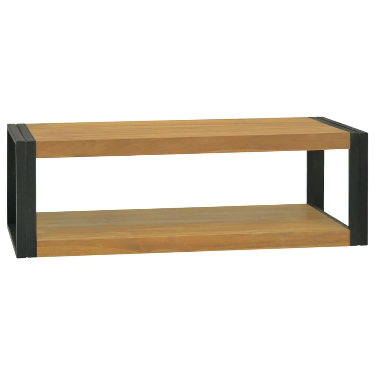 vidaXL Έπιπλο Μπάνιου Επιτοίχιο 110x45x35 εκ. από Μασίφ Ξύλο Teak