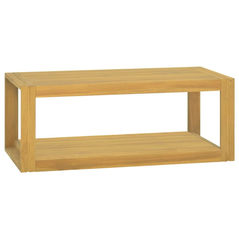 vidaXL Έπιπλο Μπάνιου Επιτοίχιο 90x45x35 εκ. από Μασίφ Ξύλο Teak