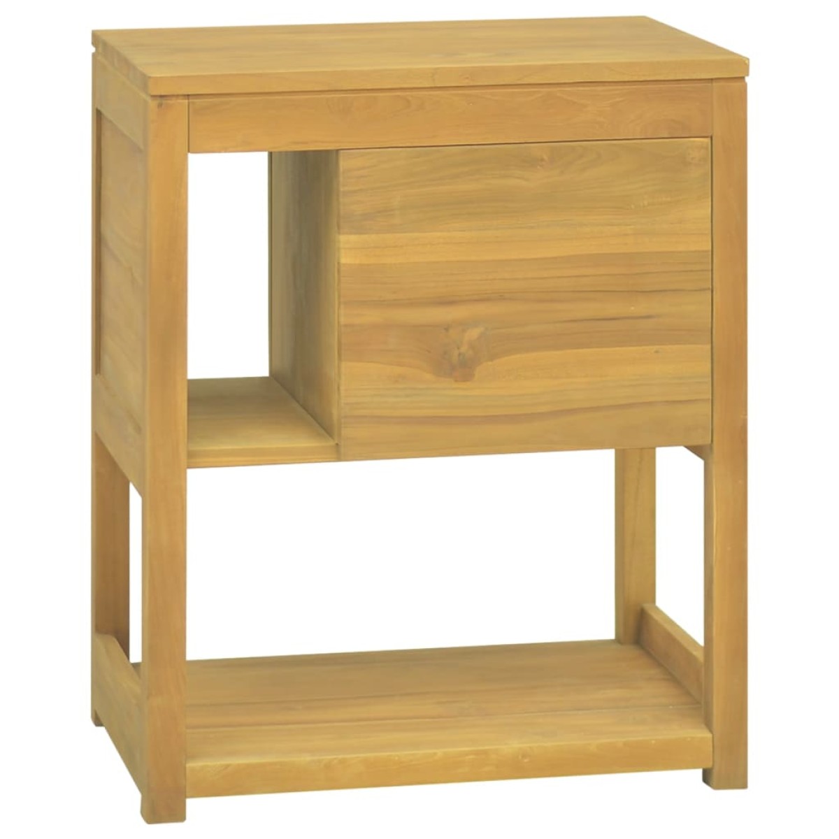 vidaXL Έπιπλο Μπάνιου 60x40x75 εκ. από Μασίφ Ξύλο Teak