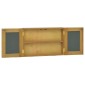 vidaXL Ντουλάπι Καθρέφτη 60 x 10 x 40 εκ. από Μασίφ Ξύλο Teak
