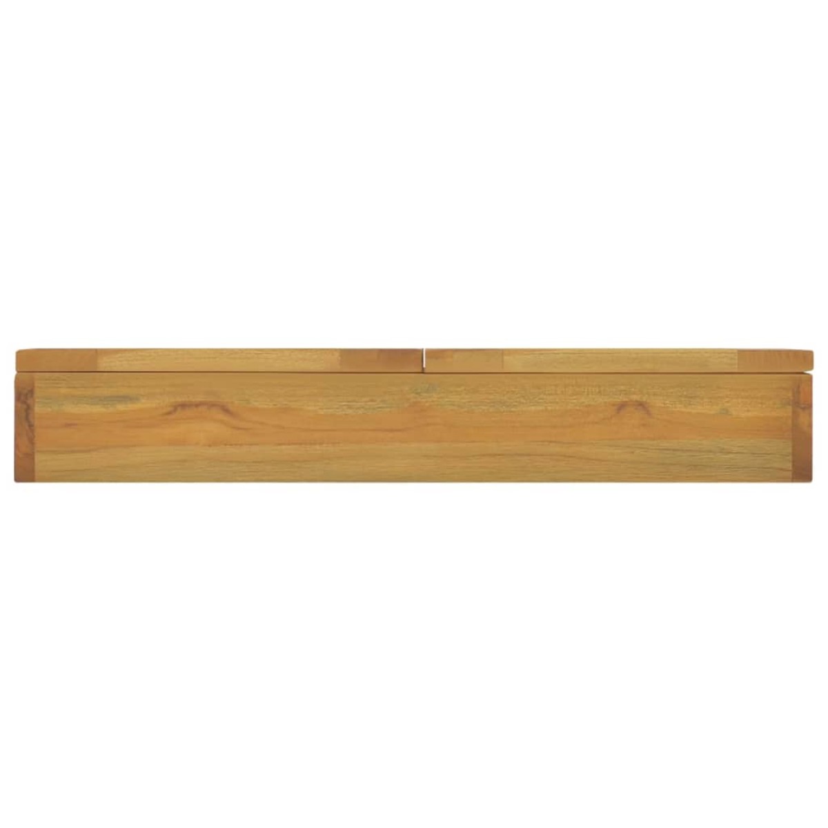 vidaXL Ντουλάπι Καθρέφτη 60 x 10 x 40 εκ. από Μασίφ Ξύλο Teak