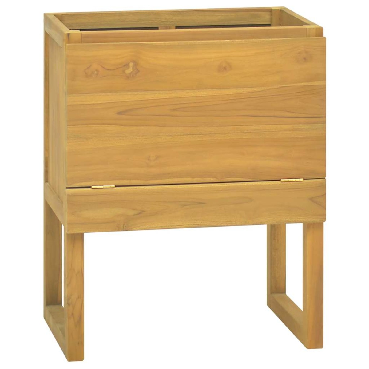 vidaXL Έπιπλο Μπάνιου 60 x 45 x 75 εκ. από Μασίφ Ξύλο Teak