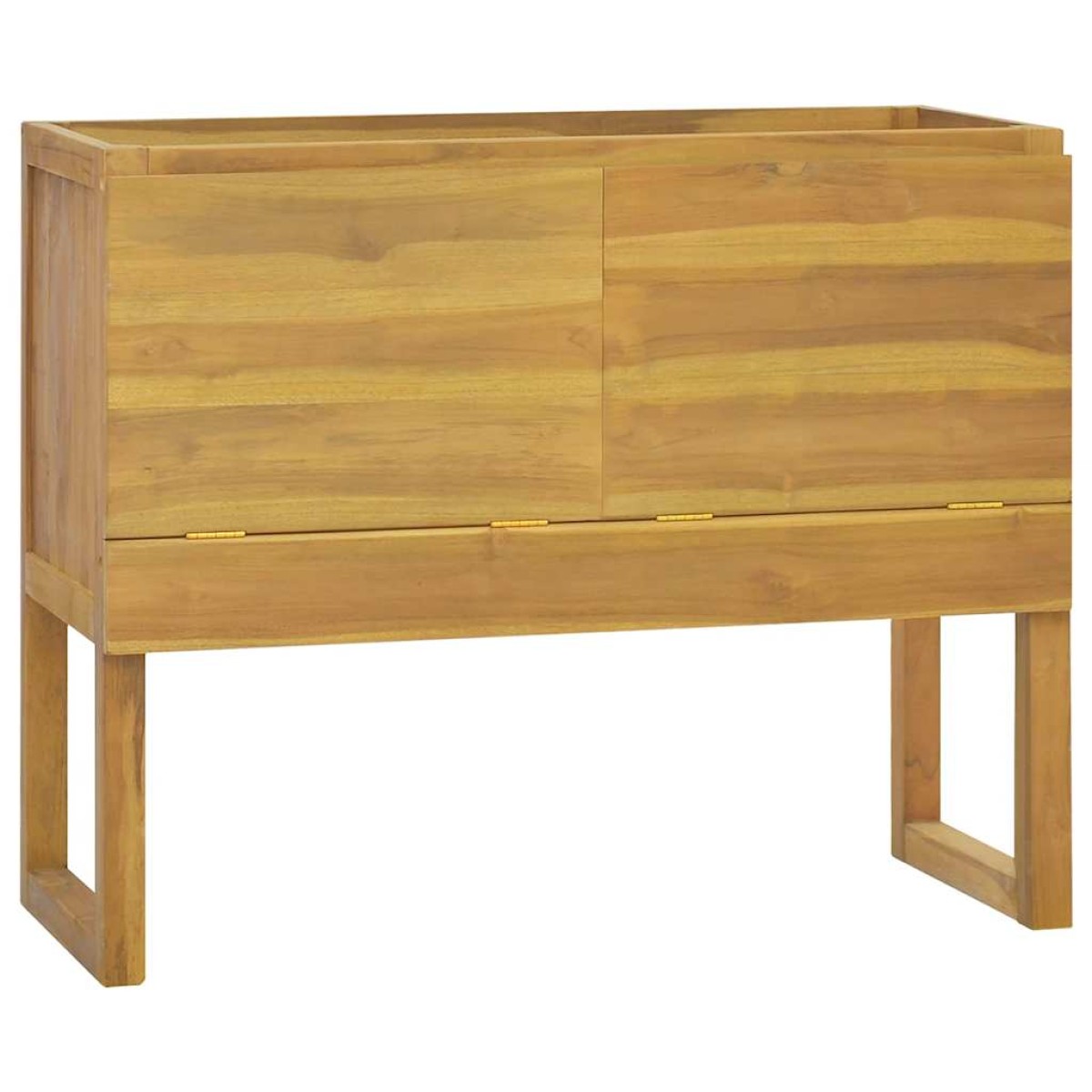 vidaXL Έπιπλο Μπάνιου 90 x 45 x 75 εκ. από Μασίφ Ξύλο Teak