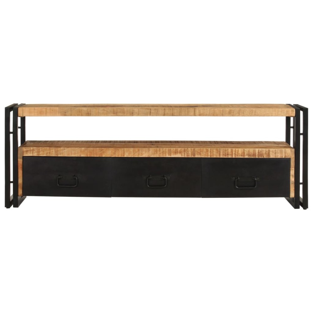 vidaXL Έπιπλο Τηλεόρασης 120 x 30 x 40 εκ. από Μασίφ Ξύλο Μάνγκο