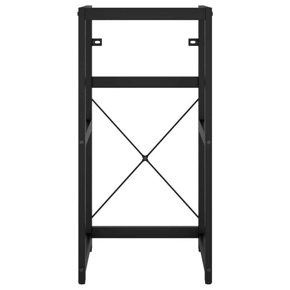 vidaXL Έπιπλο Μπάνιου Μαύρο 40 x 38 x 83 εκ. Σιδερένιο