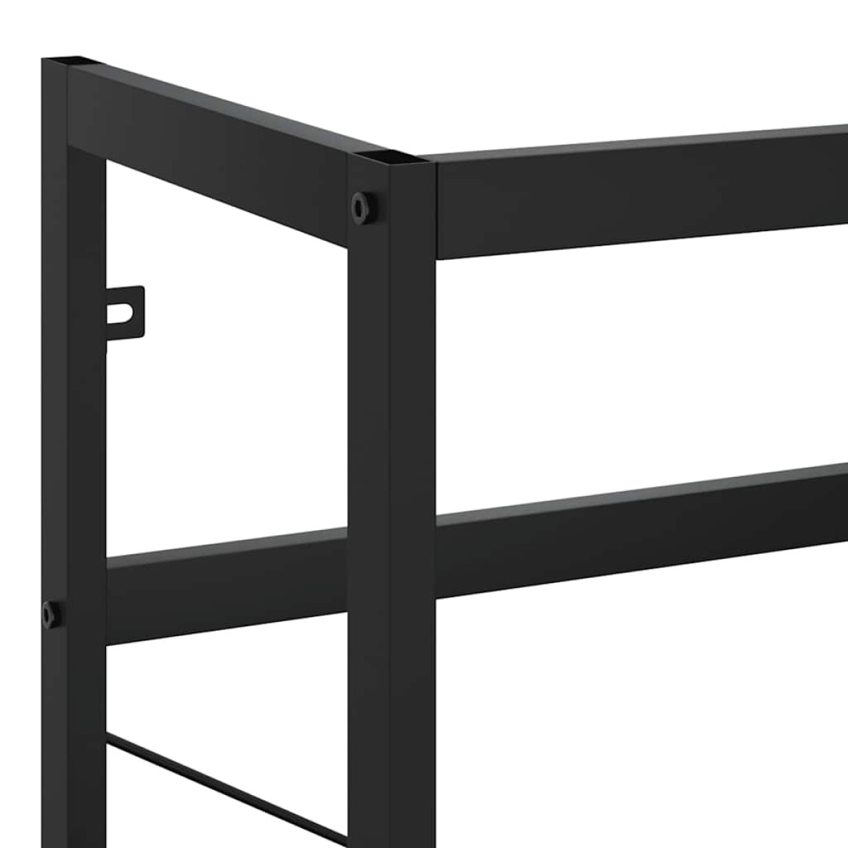 vidaXL Έπιπλο Μπάνιου Μαύρο 40 x 38 x 83 εκ. Σιδερένιο