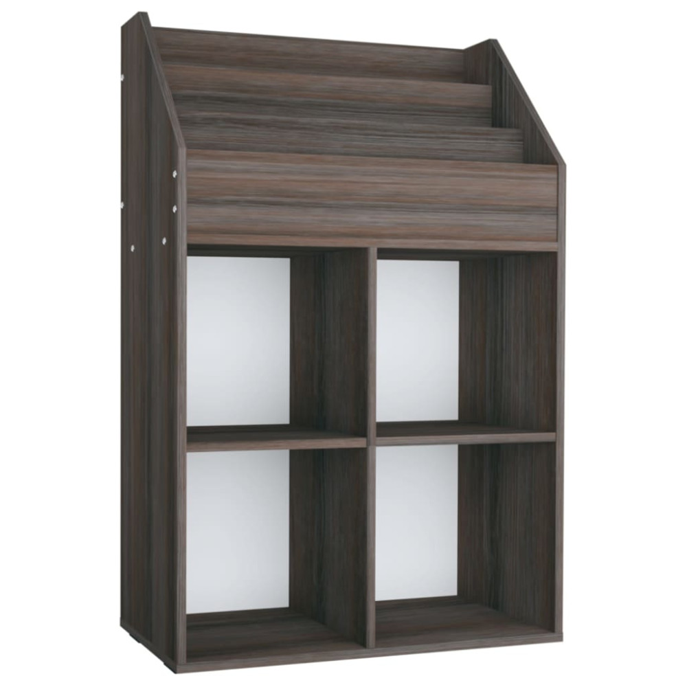 vidaXL Παιδική Ραφιέρα Περ. Γκρι/Sonoma Δρυς 71x30x114εκ Επεξ. Ξύλο