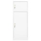 vidaXL Ντουλάπα για Σέλα Λευκό 53 x 53 x 140 εκ. Ατσάλινο
