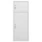 vidaXL Ντουλάπα για Σέλα Ανοιχτό Γκρι 53 x 53 x 140 εκ. Ατσάλινη