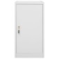 vidaXL Ντουλάπα για Σέλα Ανοιχτό Γκρι 53 x 53 x 105 εκ. Ατσάλινη