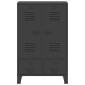 vidaXL Ντουλάπα Βιομηχανική Ανθρακί 67 x 35 x 107 εκ. Ατσάλινη