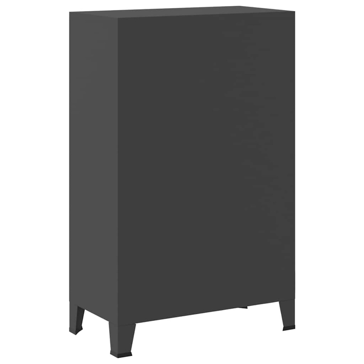 vidaXL Ντουλάπα Βιομηχανική Ανθρακί 67 x 35 x 107 εκ. Ατσάλινη