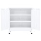 vidaXL Αρχειοθήκη Βιομηχανικού Στιλ Λευκή 90 x 40 x 100 εκ. Ατσάλινη