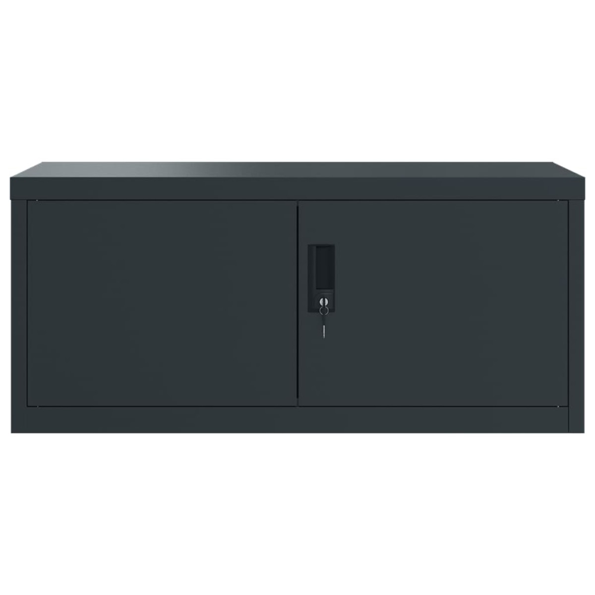 vidaXL Αρχειοθήκη Ανθρακί 90 x 40 x 40 εκ. Ατσάλινη