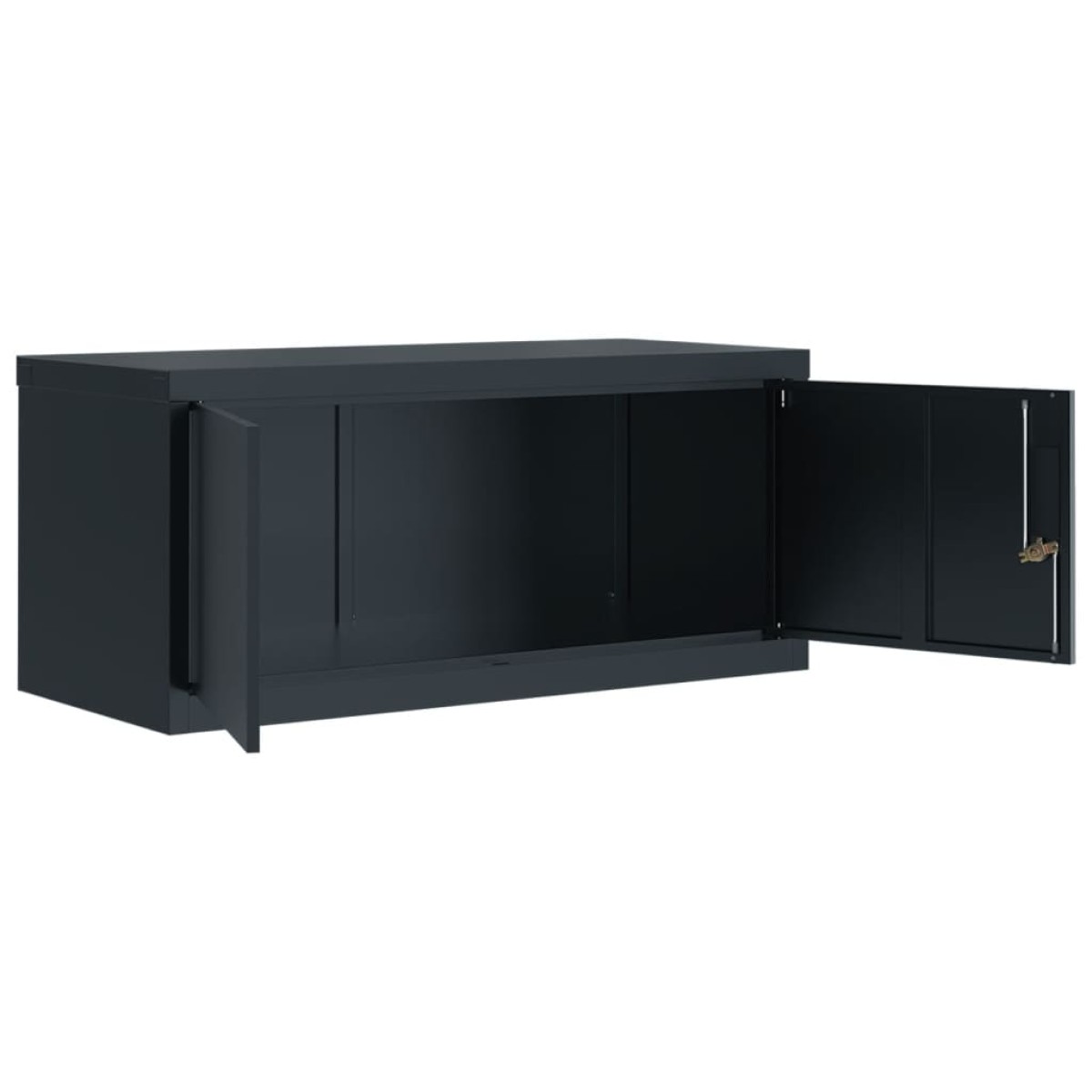 vidaXL Αρχειοθήκη Ανθρακί 90 x 40 x 40 εκ. Ατσάλινη