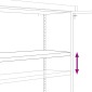 vidaXL Αρχειοθήκη Ανοιχτό Γκρι και Μπλε 90 x 40 x 70 εκ. Ατσάλινη