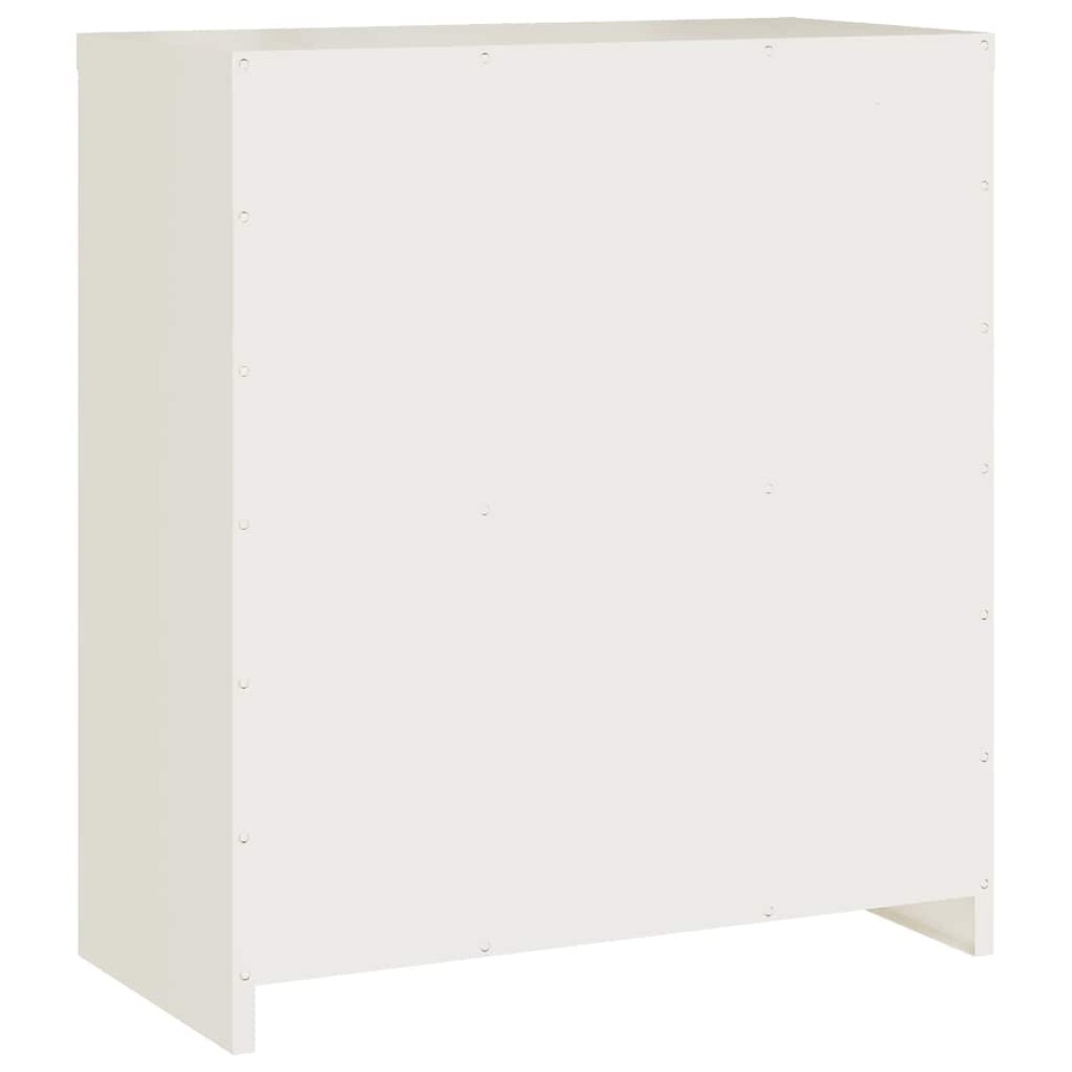vidaXL Αρχειοθήκη Λευκή 79 x 40 x 90 εκ. από Ατσάλι