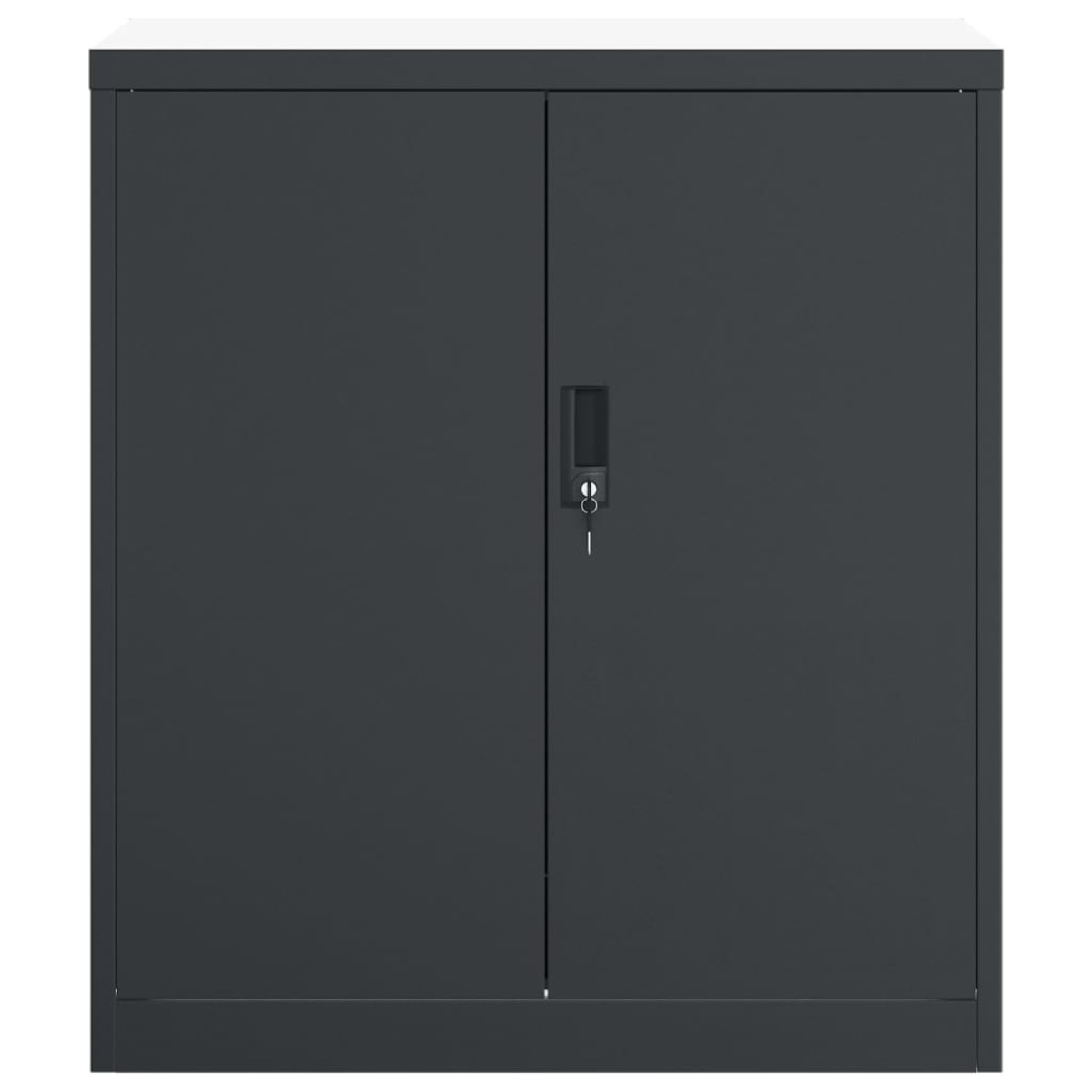 vidaXL Αρχειοθήκη Ανθρακί 79 x 40 x 90 εκ. από Ατσάλι