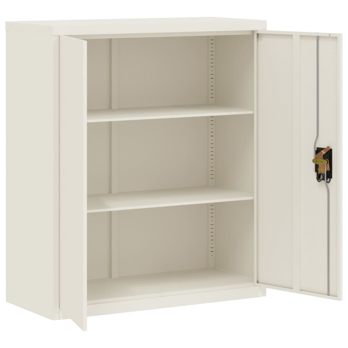 vidaXL Αρχειοθήκη Λευκή 90 x 40 x 105 εκ. από Ατσάλι