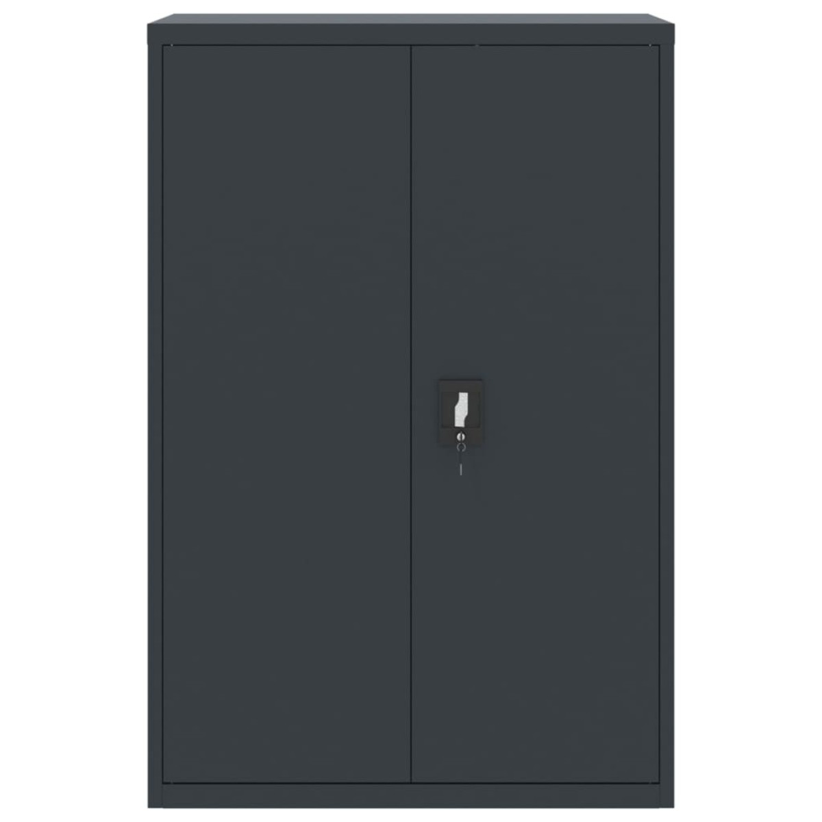 vidaXL Αρχειοθήκη Ανθρακί 90 x 40 x 140 εκ. Ατσάλινη