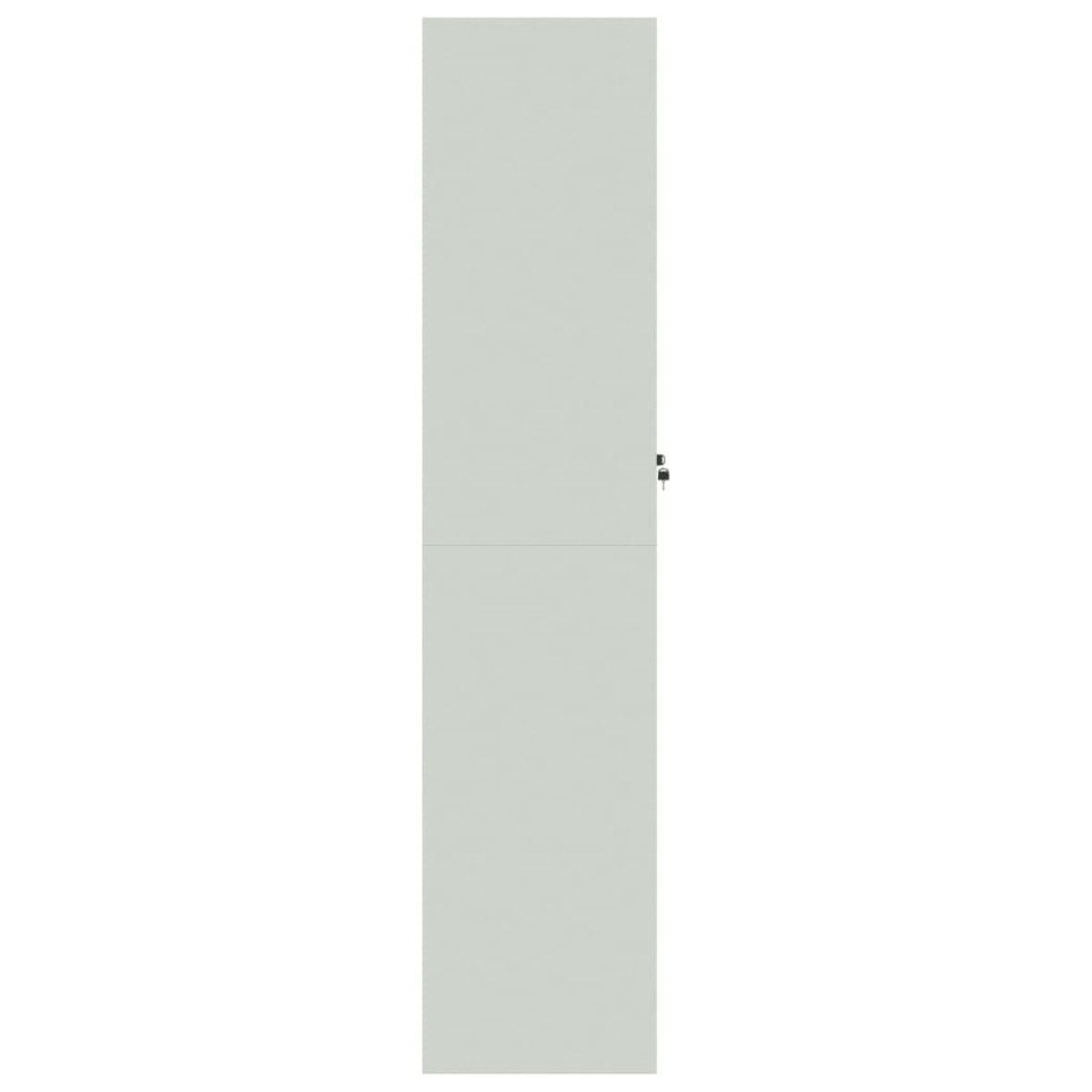 vidaXL Αρχειοθήκη Αν. Γκρι 90 x 40 x 180 εκ. Ατσάλινη