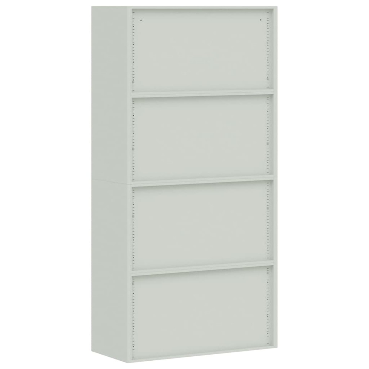 vidaXL Αρχειοθήκη Αν. Γκρι 90 x 40 x 180 εκ. Ατσάλινη