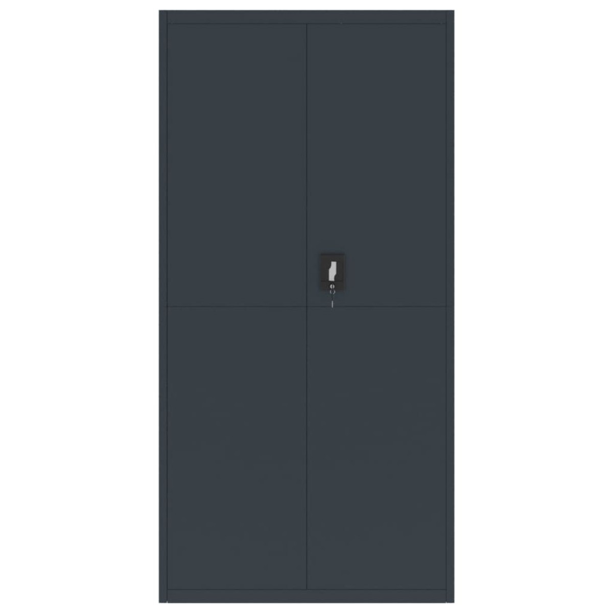 vidaXL Αρχειοθήκη Ανθρακί 90 x 40 x 180 εκ. Ατσάλινη