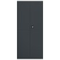 vidaXL Αρχειοθήκη Ανθρακί 90x40x200 εκ. Ατσάλινη