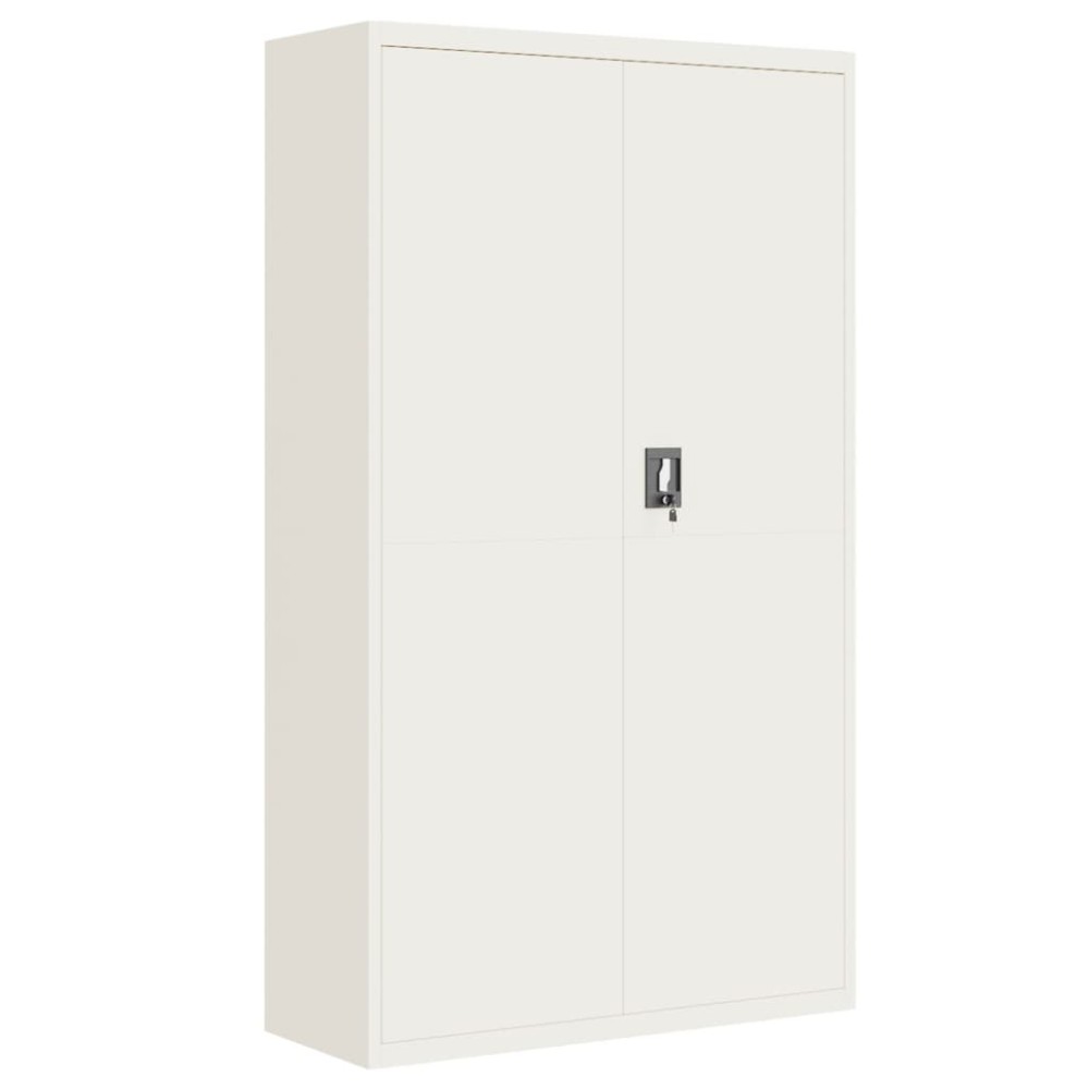 vidaXL Αρχειοθήκη Λευκή 105 x 40 x 180 εκ. Ατσάλινη