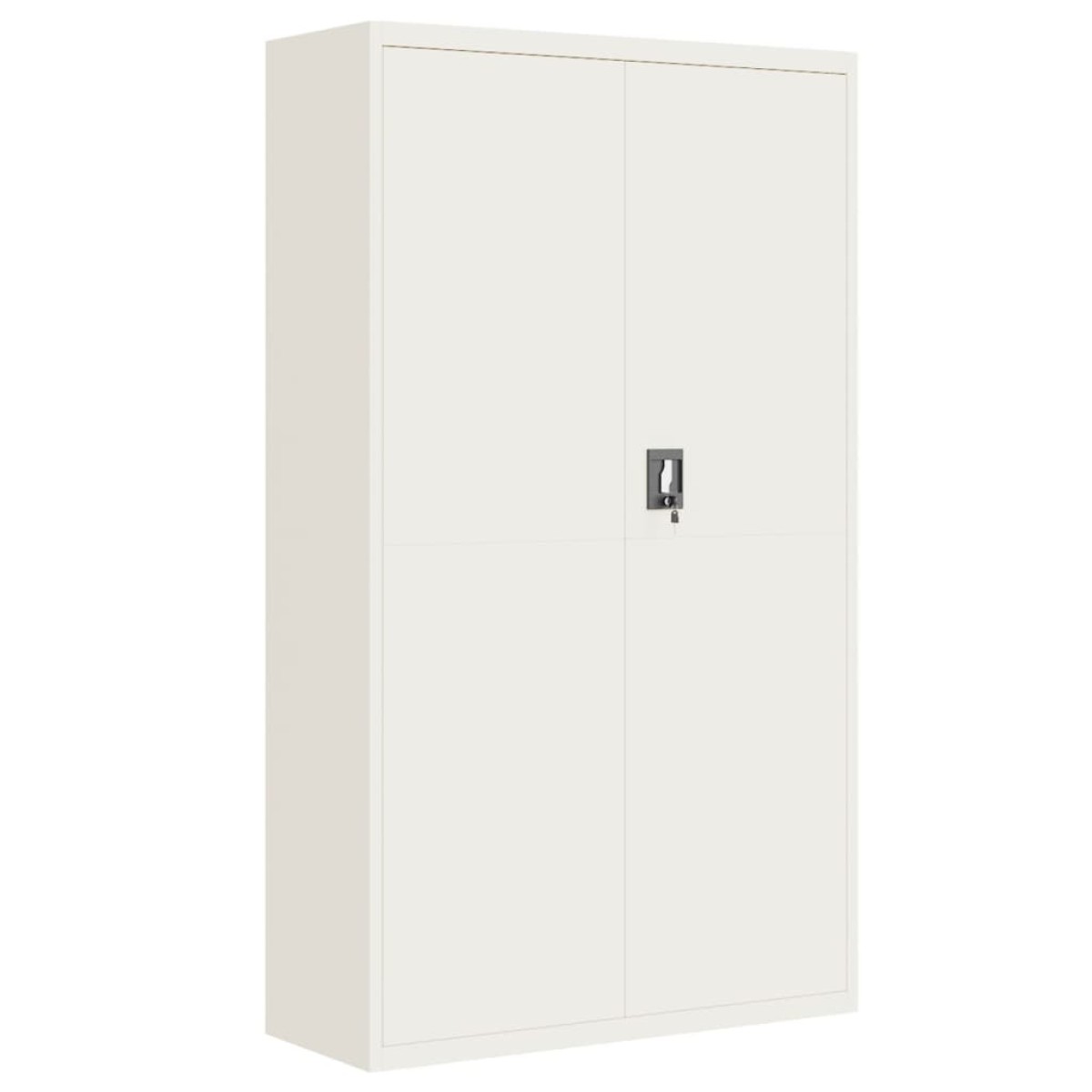 vidaXL Αρχειοθήκη Λευκή 105 x 40 x 180 εκ. Ατσάλινη