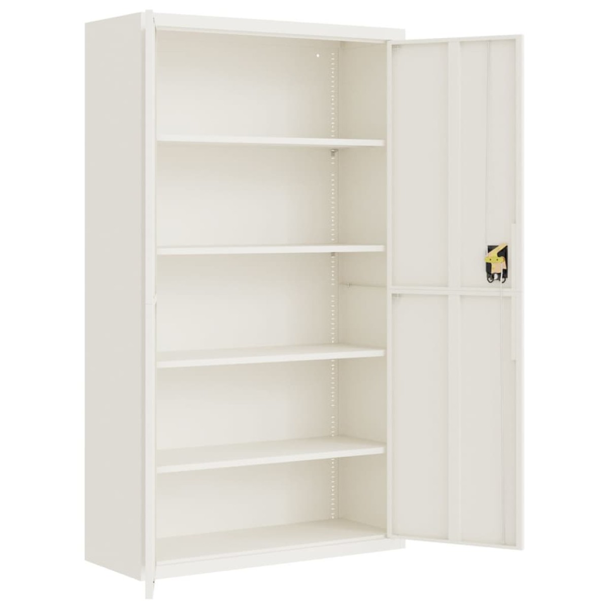 vidaXL Αρχειοθήκη Λευκή 105 x 40 x 180 εκ. Ατσάλινη