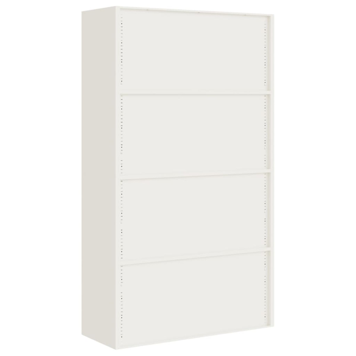 vidaXL Αρχειοθήκη Λευκή 105 x 40 x 180 εκ. Ατσάλινη