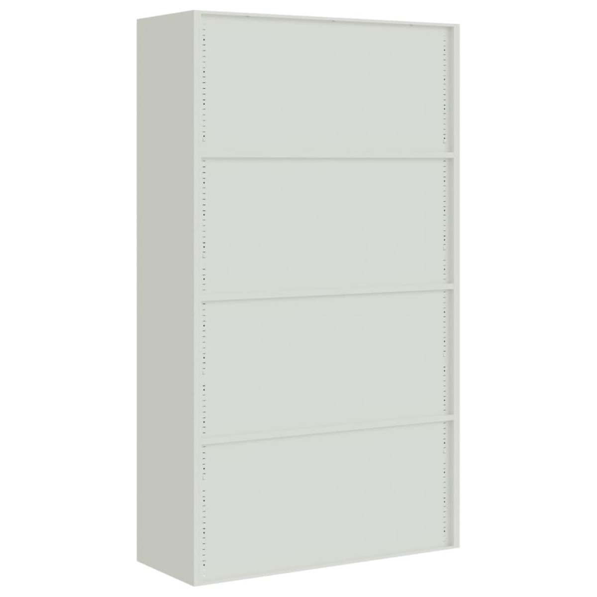 vidaXL Αρχειοθήκη Ανοιχτό Γκρι 105 x 40 x 180 εκ. Ατσάλινη