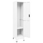 vidaXL Φοριαμός Λευκός 38 x 45 x 180 εκ. Ατσάλινος