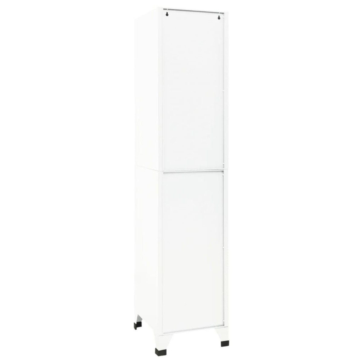vidaXL Φοριαμός Λευκός 38 x 45 x 180 εκ. Ατσάλινος