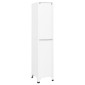 vidaXL Φοριαμός Λευκός 38 x 40 x 180 εκ. Ατσάλινος