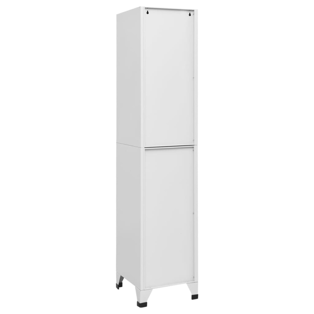 vidaXL Φοριαμός Ανοιχτό Γκρι 38 x 40 x 180 εκ. Ατσάλινος