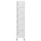vidaXL Φοριαμός Ανοιχτό Γκρι 38 x 40 x 180 εκ. Ατσάλινος