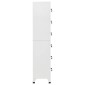 vidaXL Φοριαμός Ανοιχτό Γκρι 38 x 40 x 180 εκ. Ατσάλινος