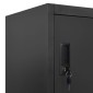 vidaXL Φοριαμός Ανθρακί 90 x 45 x 180 εκ. από Ατσάλι