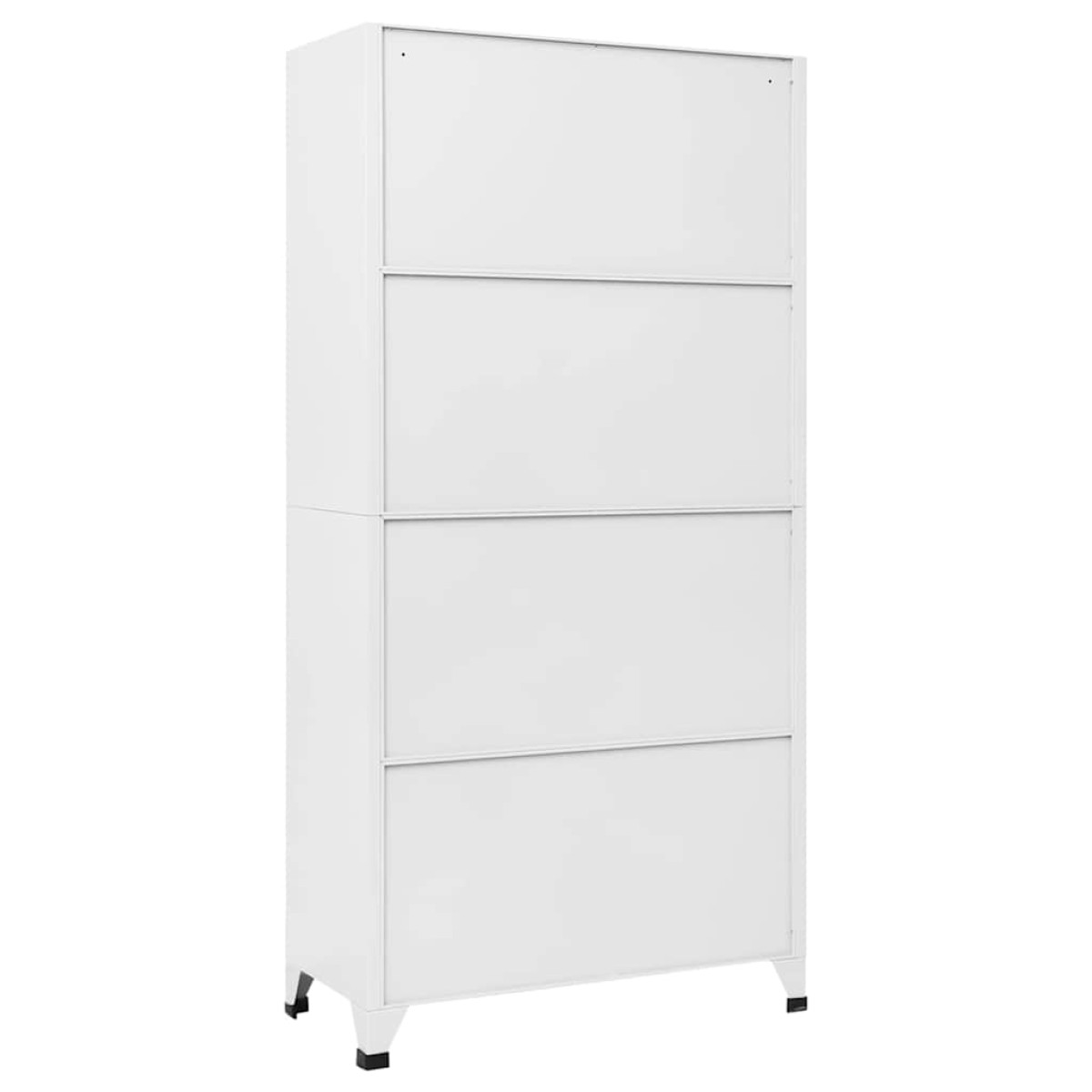 vidaXL Φοριαμός Ανοιχτό Γκρι 90 x 40 x 180 εκ. Ατσάλινος