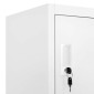 vidaXL Φοριαμός Ανοιχτό Γκρι 90 x 40 x 180 εκ. Ατσάλινος