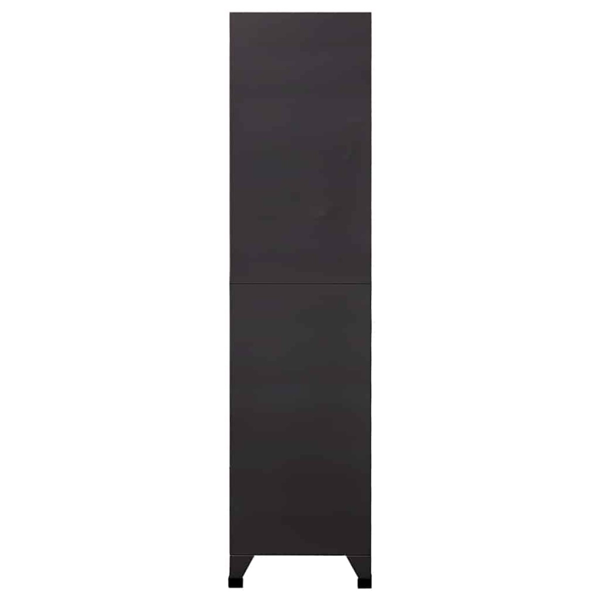 vidaXL Φοριαμός Ανθρακί και Κόκκινο 90 x 40 x 180 εκ. Ατσάλινος