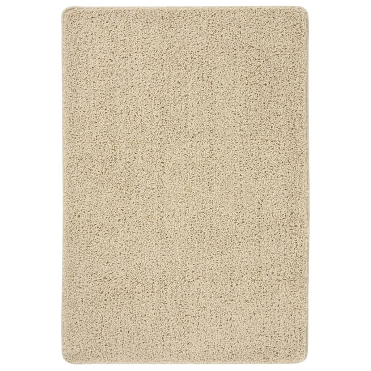 vidaXL Χαλί Shaggy Αντιολισθητικό Κρεμ 120 x 170 εκ.