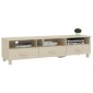 vidaXL Έπιπλο Τηλεόρασης HAMAR Μελί 158x40x40 εκ. Μασίφ Ξύλο Πεύκου