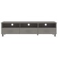 vidaXL Έπιπλο Τηλεόρασης HAMAR Αν. Γκρι 158x40x40εκ. Μασίφ Ξύλο Πεύκου